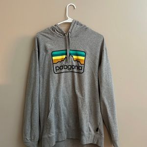 PATAGONIA GREY LARGE MEN’S HOODIE